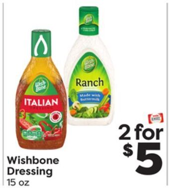 Weis Markets Wishbone dressing offer