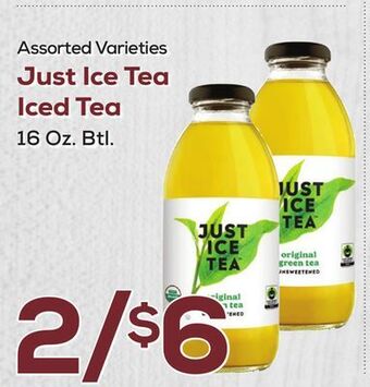 DeCicco & Sons Just ice tea iced tea offer