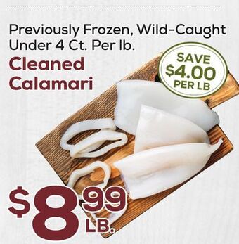 DeCicco & Sons Cleaned calamari offer