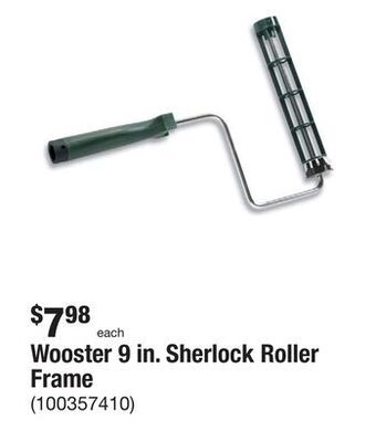 The Home Depot Wooster 9 in. sherlock roller frame offer