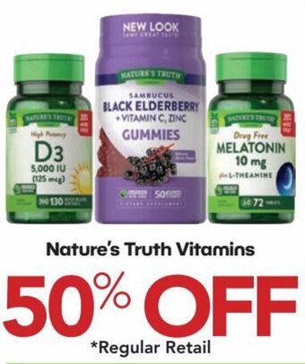 Harp's Market Nature's Truth Vitamins offer