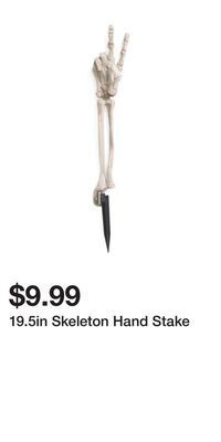 TJ Maxx 19.5in skeleton hand stake offer