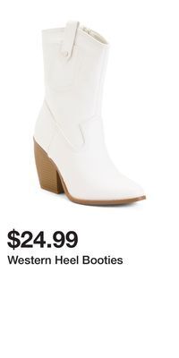 TJ Maxx Western heel booties offer
