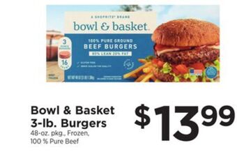 ShopRite 3-lb. burgers offer