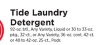 ShopRite Laundry detergent offer