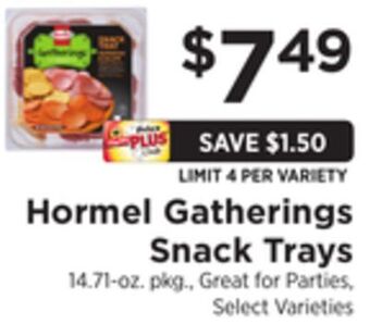 ShopRite Gatherings snack trays offer