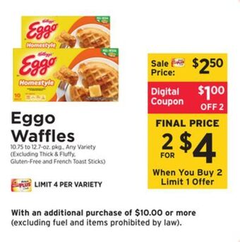 ShopRite Waffles offer