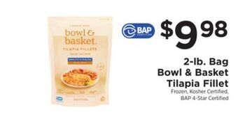 ShopRite 2-lb. bag tilapia fillet offer