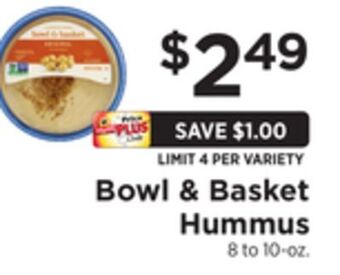 ShopRite Hummus offer