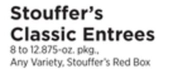 ShopRite Classic entrees offer