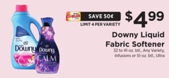 ShopRite Liquid fabric softener offer