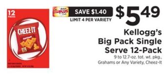 ShopRite Big pack single serve 12-pack offer