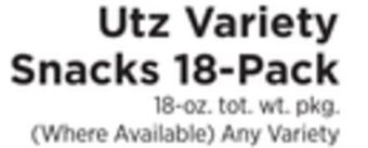 ShopRite Variety snacks 18-pack offer