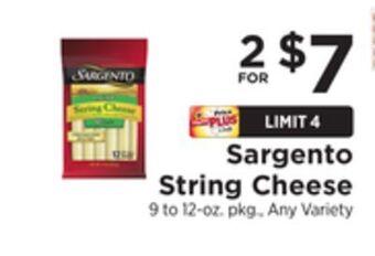ShopRite String cheese offer