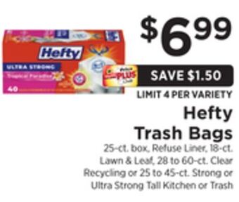 ShopRite Trash bags offer