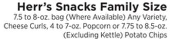 ShopRite Snacks family size offer