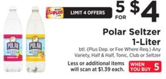 ShopRite Seltzer 1-liter offer