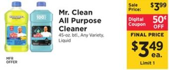 ShopRite All purpose cleaner offer