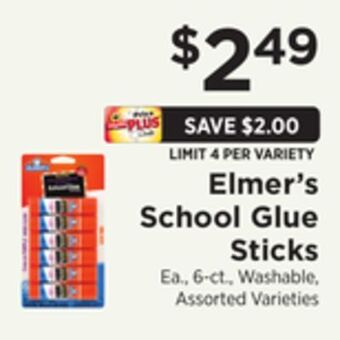 ShopRite School glue sticks offer