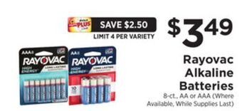ShopRite Alkaline batteries offer