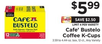 ShopRite Coffee k-cups offer