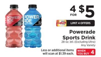 ShopRite Sports drink offer