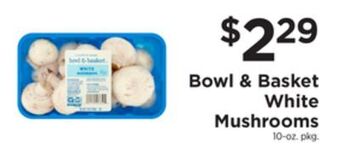 ShopRite White mushrooms offer