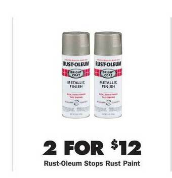 Advance Auto Parts Rust-oleum Stops Rust Paint offer