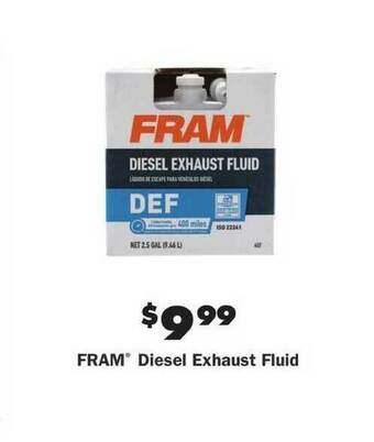 Advance Auto Parts Fram Diesel Exhaust Fluid offer