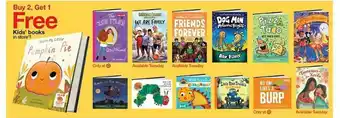 Target Kid's Book offer