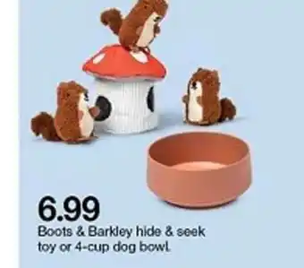 Target Boots & Barkley Hide & Seek Toy Or 4-Cup Dog Bowl offer
