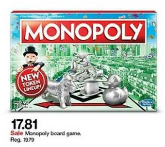 Target Monopoly Board Game offer