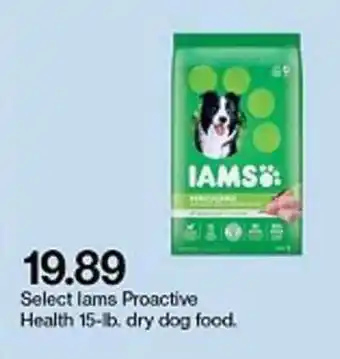 Target Iams Proactive Health 15-Lb Dry Dog Food offer