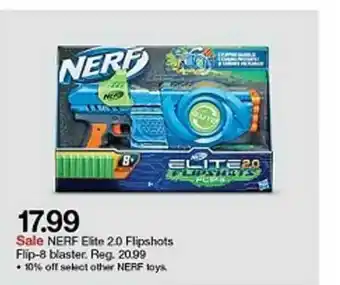 Target Nerf Elite 2.0 Flipshots Flip-8 Blaster offer