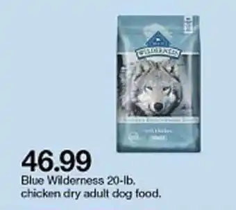 Target Blue Wilderness 20-Lb Chicken Dry Adult Dog Food offer