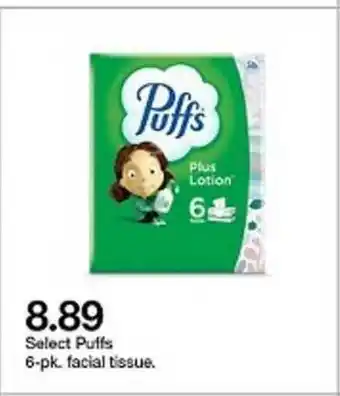 Target Puffs 6-Pk Facial Tissues offer