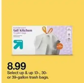 Target Up & Up 13-, 30- Or 39-Gallon Trash Bags offer
