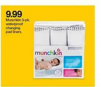 Target Munchkin 3-Pk Waterproof Changing Pad Liners offer