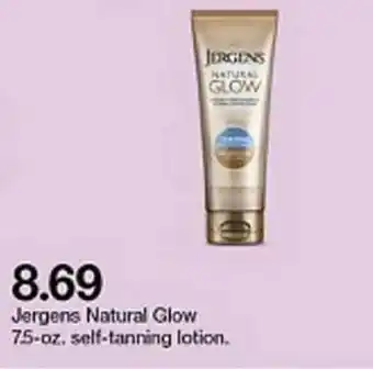Target Jergens Natural Glow 7.5-Oz Self-Tanning Lotion offer