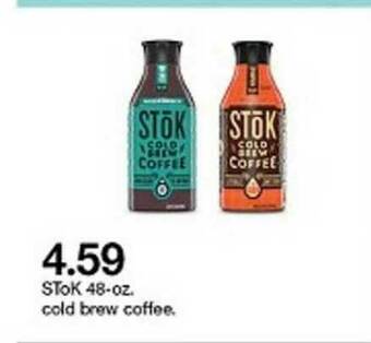 Target Stok 48-Oz Cold Brew Coffee offer