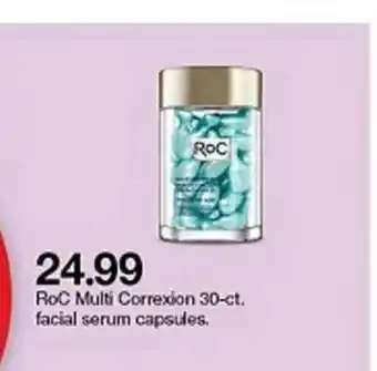 Target RoC Multi Correxion 30-Ct Facial Serum Capsules offer
