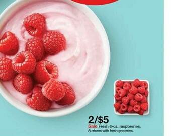 Target Fresh 6-Oz Raspberries offer