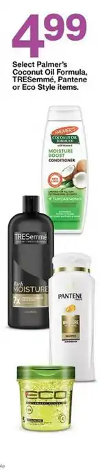 Target Palmer's Coconut Oil Formula, Tresemmé, Pantene Or Eco Style Items offer