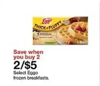 Target Eggo Frozen Breakfasts offer