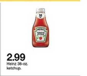 Target Heinz 38-Oz Ketchup offer