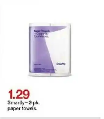 Target Smartly™ 2-Pk Paper Towels offer