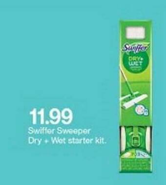 Target Swiffer Sweeper Dry + Wet Starter Kit offer