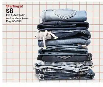 Target Cat & Jack Kids' And Toddlers' Jeans offer