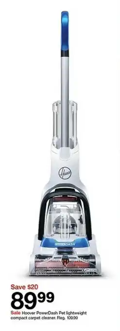 Target Hoover PowerDash Pet Lightweight Compact Carpet Cleaner offer