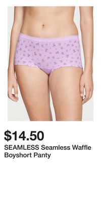 Victoria's Secret Seamless seamless waffle boyshort panty offer